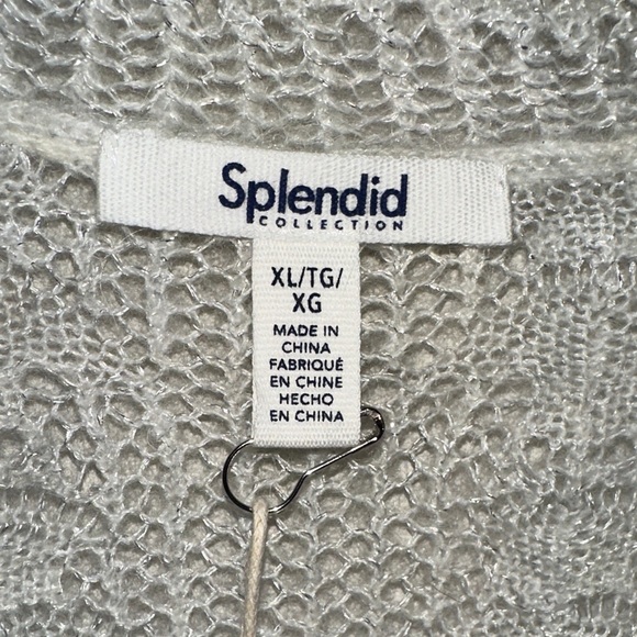 Splendid Heather‎ Gray Women's Knit Cardigan - Picture 3 of 10